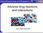 Adverse Drug Reactions & Interactions eLecture image